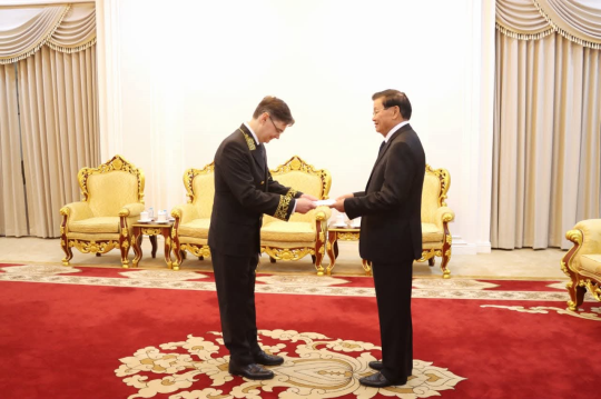 President Receives Credentials from Foreign Ambassadors